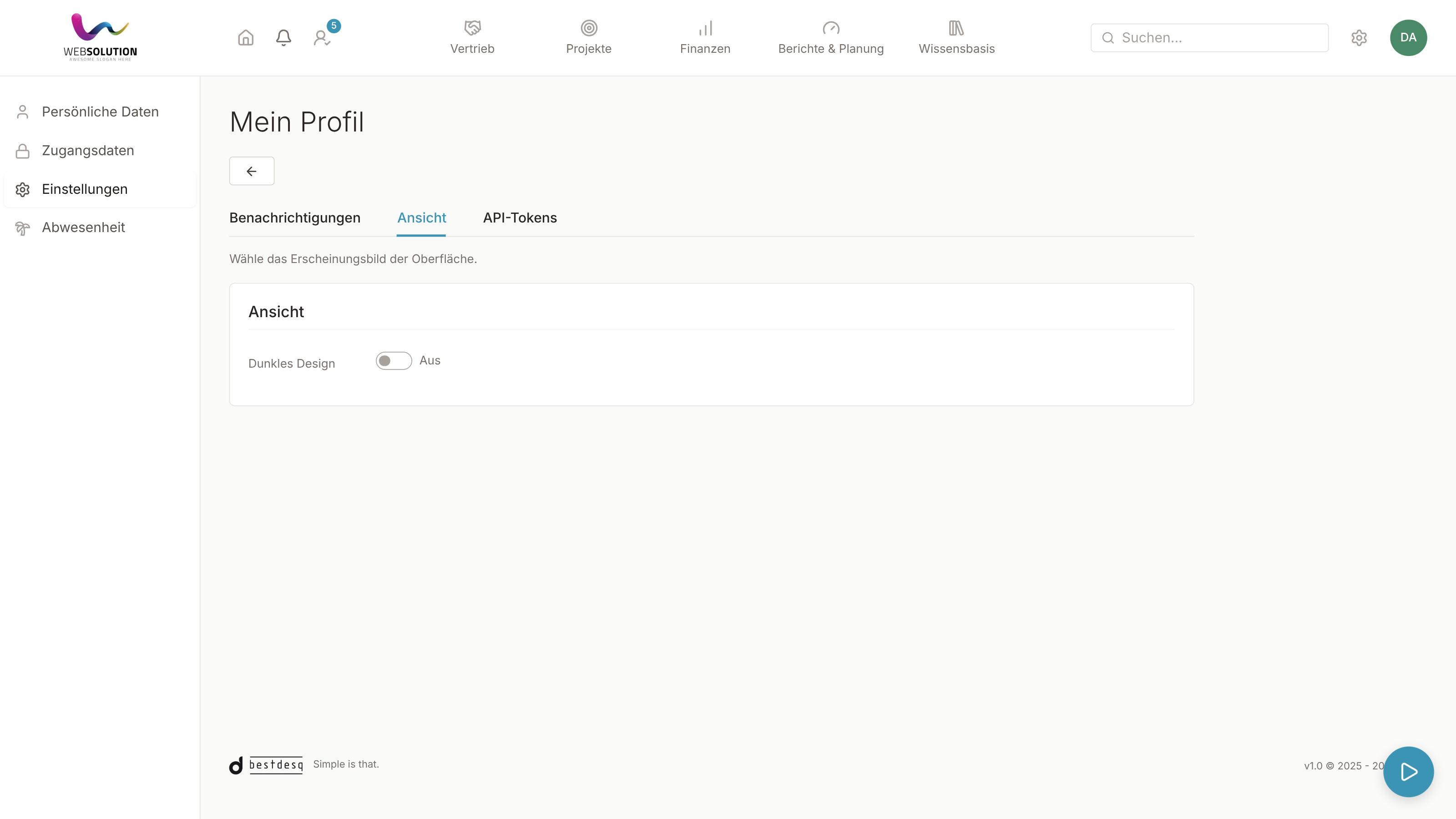 Dark Mode